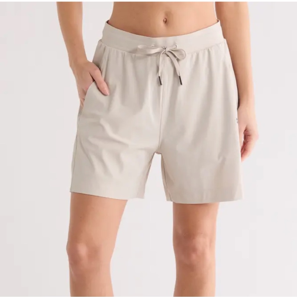 Sweaty Betty Light Beige Athletic Shorts